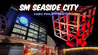 🐵HD CEBU 🇵🇭  SM SEASIDE CITY  A MustVisit Destination  Walking Tour [upl. by Esinek]