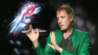 Rhys Ifans Interview for The Amazing SpiderMan [upl. by Acirea]