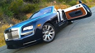 2016 Rolls Royce Dawn FIRST DRIVE REVIEW 2 of 2 [upl. by Tillion]