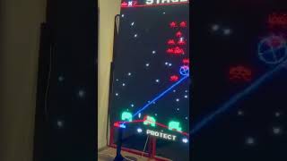 Space Invaders arcade game clip [upl. by Butterworth]