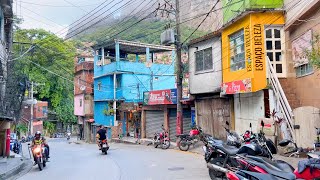 How is Life in Rocinha  A Stroll through the Largest Favela in Rio de Janeiro 🇧🇷 [upl. by Atteuqnas]