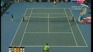 Fernando Gonzalez vs Konstantinos Economidis [upl. by Onil]