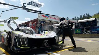 PEUGEOT SPORT prêt pour les 24H DU MANS 🇫🇷 [upl. by Kalinda]