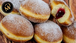 Berliner  Krapfen  Kreppel  Pfannkuchen selber machen [upl. by Ahsas]