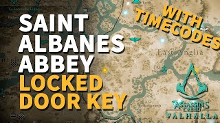 Saint Albanes Abbey Cell Key Locked Door Assassins Creed Valhalla Chest Bug [upl. by Saks]