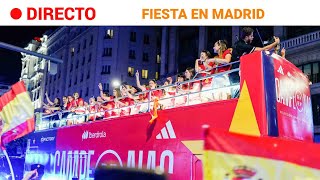 CELEBRACIÓN DEL MUNDIAL FEMENINO LAS CAMPEONAS VUELVEN A CASA  RTVE Noticias [upl. by Eva]