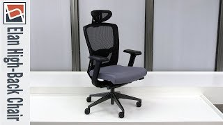 Executive Chairs NBF Signature Series Elan MeshBack Chair  National Business Furniture [upl. by Orelu]