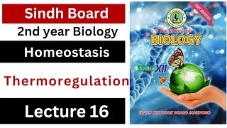 Thermoregulation  homeostasis  class 12 biology Sindh board New book [upl. by Pail]