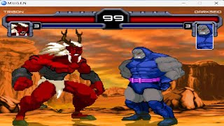 Trigon vs Darkseid FINAL BOSS FIGHT😈 DC Universe Mugen Comics Battle of Gods Tribute 2024 [upl. by Morganstein27]