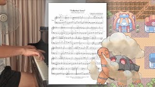 quotFallarbor Townquot from quotPokémon RSEquot  Easy Pokemon Piano Sheets 3 [upl. by Anjela]