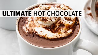 BEST HOT CHOCOLATE  the ONLY recipe you need [upl. by Norven]