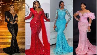 Latest Stunning African Lace Gowns for Ladies  Trendy amp Elegant Styles 2024 [upl. by Lyrpa]