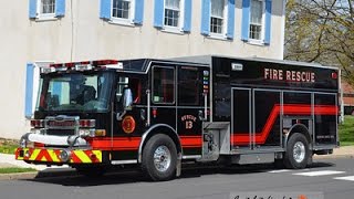 Hellertown Fire  Engine  Rescue 1311  MVA Cab Response [upl. by Eceertal481]