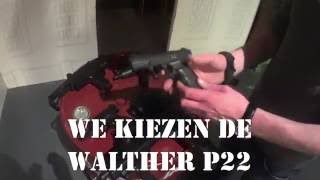 Schiettest Walther P22 Airsoft replica 008 joule voor alle leeftijden en vergunning vrij [upl. by Attesoj924]