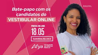 Bate papo com os candidatos do Vestibular Online de Medicina 20242 [upl. by Keelby]