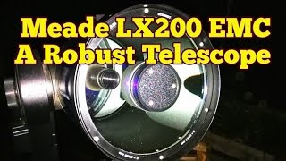 Meade LX200 EMC Classic 8quot SCT Telescope Review amp Observing Planet Jupiter [upl. by Pebrook]