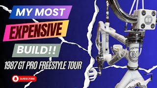 My MOST EXPENSIVE BUILD 1987 GT Pro Freestyle Tour‼️ 🤩💎✨bike [upl. by Ambler]