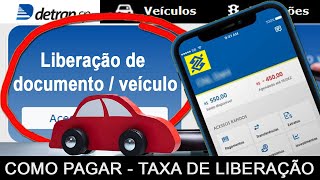 COMO PAGAR TAXA DE LIBERAÇÃO DE VEICULO APREENDIDO [upl. by Drahcir]