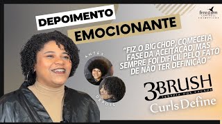 Depoimento emocionante da HEVELYN sobre a CACHOTERAPIA na FREEDOM CONTROLL cachos cacheadas [upl. by Nancee]