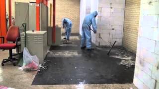 Asbestos Tiles and Mastic Removal with FoamShield [upl. by Harriett403]