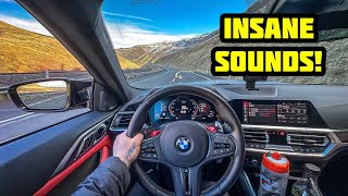 800HP BMW G82 M4 Competition xDrive POV Canyon Drive 4K [upl. by Sera930]