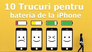 10 trucuri ca să țină mai mult bateria la iPhone [upl. by Nickey]