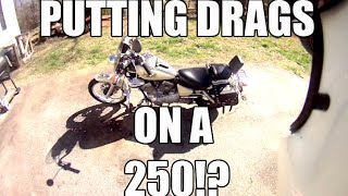 Putting Larish41 Pipes On The 250 Virago Part 1 [upl. by Dowzall249]