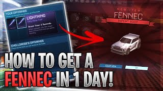 HOW TO GET A FENNEC IN A DAY Rocket League Trading Step By Step Guide How To Trade For Beginners [upl. by Inaniel]