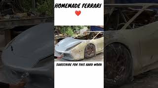 HOMEMADE FERRARI😇 RESTORE FERRARI LOD TO NEW automobile car [upl. by Nywde52]