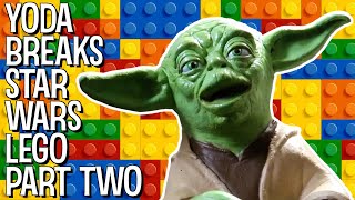 YODA BROKE STAR WARS LEGO PART 2  The Puppet Yoda Show [upl. by Minoru571]