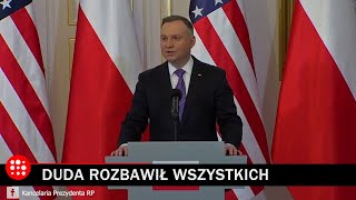 Andrzej Duda i jego słynne quotFriend in need is a friend indeedquot [upl. by Mullins]