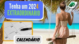 DEFINITIVAMENTE o MELHOR Calendário dinâmico para Planilha Excel VBA com passo a passo [upl. by Inami388]