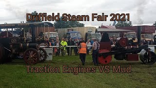 Driffield Steam Fair 2021  Traction Engines VS Mud [upl. by Nyl]