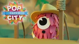 The Legend Of The Golden Pencil ✏️ FULL EPISODE ✂️ Pop Paper City [upl. by Jerman]