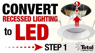 Convert my Recessed Lighting Downlight with LED Trims  Identifying if your housing can will work [upl. by Nigam536]