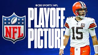 UPDATED NFL Playoff Picture Browns SECURE Spot After Win Over Jets I CBS Sports [upl. by Haleemak]