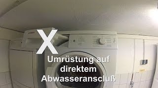 Umrüstung  Abwasseranschluss für BoschMaxx7 Sensitiv Wäschetrockner [upl. by Idola]