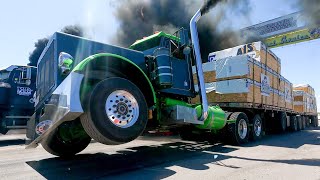 Great Lakes Big Rig Challenge 2021 LOADED SEMI DRAG RACING [upl. by Nannerb771]