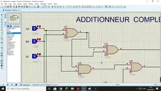 Simulation pour 12 Additionneur et un Additionneur complet [upl. by Weikert22]