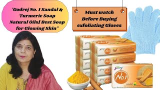 quotGodrejNo1 Sandal amp Turmeric Soap Review Body exfoliating scrubbing Gloves Review [upl. by Fisuoy]