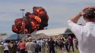 Hispano HA200 Air Show Crash  Cuatro Vientos May 5th 2013 [upl. by Loren720]