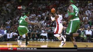 Dwyane Wade alley oop to LeBron James vs Celtics [upl. by Ballinger998]