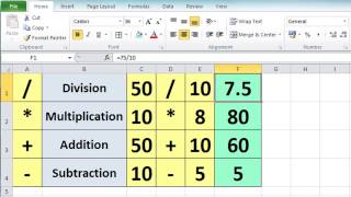 Excel 2010 Tutorial For Beginners 3  Calculation Basics amp Formulas Microsoft Excel [upl. by Deyas133]