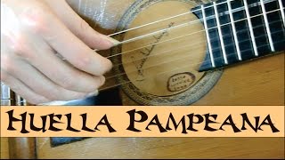 Como Tocar Huella tutorial en Guitarra por Jesús Amaya [upl. by Sirhc]