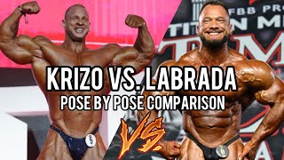 Michal Krizo VS Hunter Labrada  Bodybuilding Comparison [upl. by Aicilla]