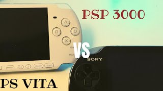 Ps Vita VS PSP 3000 ¿Cual escoger [upl. by Pierpont538]