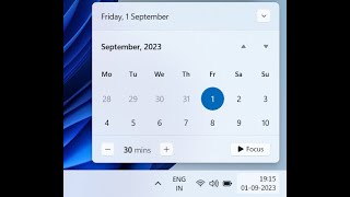 calendar not displaying entire month in Windows 11 [upl. by Thaddeus]