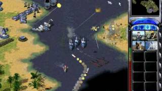 Red Alert 2 Allied Walkthrough  Mission 7 Deep Sea [upl. by Ahsuoj355]