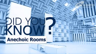 Did You Know Video IAC Anechoic Chambers [upl. by Neumark]