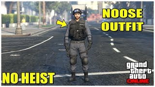 GTA 5 NOOSE OUTFIT amp POLICE OUTFIT 150 NO HEIST GTA 5 NOOSE amp COP OUTFIT 150 PS4 [upl. by Ollopa550]